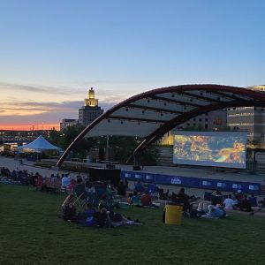 Movies on the Riverbank at McGrath Amphitheatre