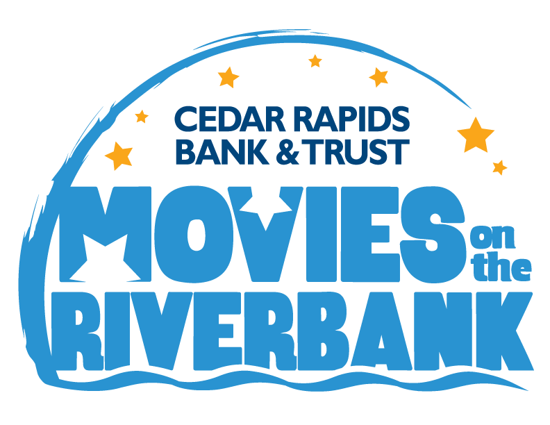 Cedar Rapids Bank & Trust Movies on the Riverbank logo