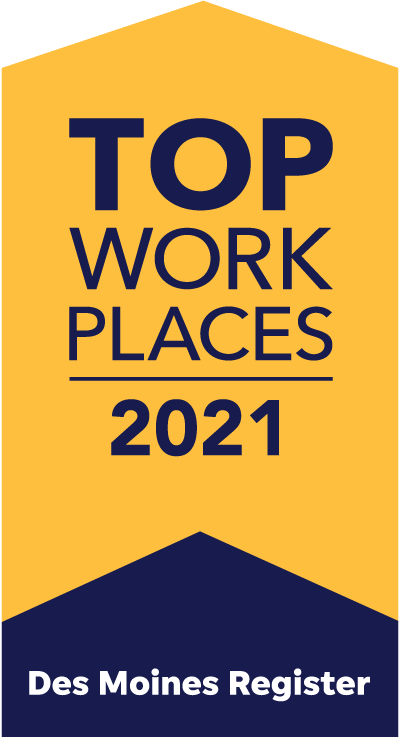 Top Workplace 2021 banner
