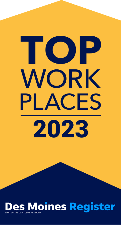 Top Workplace 2023 by Des Moines Register