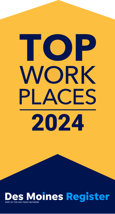 Top Workplace Iowa 2024 Banner